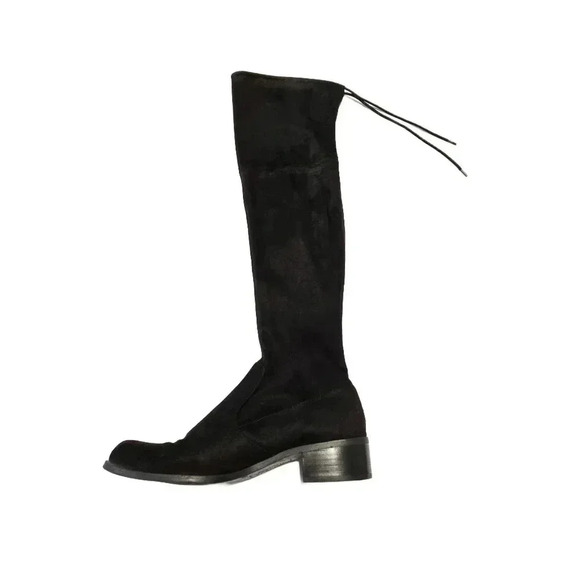 Charles David Black Velvet Knee-High Boots - Picture 3 of 12